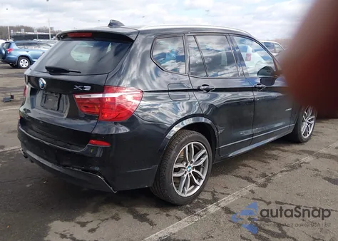 2017 BMW X3 xDrive28I из США, поврежденный, VIN 5UXWX9C53H0T04354